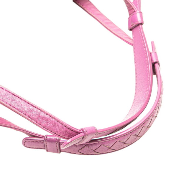 Bottega Veneta Intrecciato Handbag in Purple Leather for Women - Picture 6 of 13